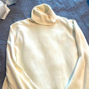 Cute cream turtleneck.
